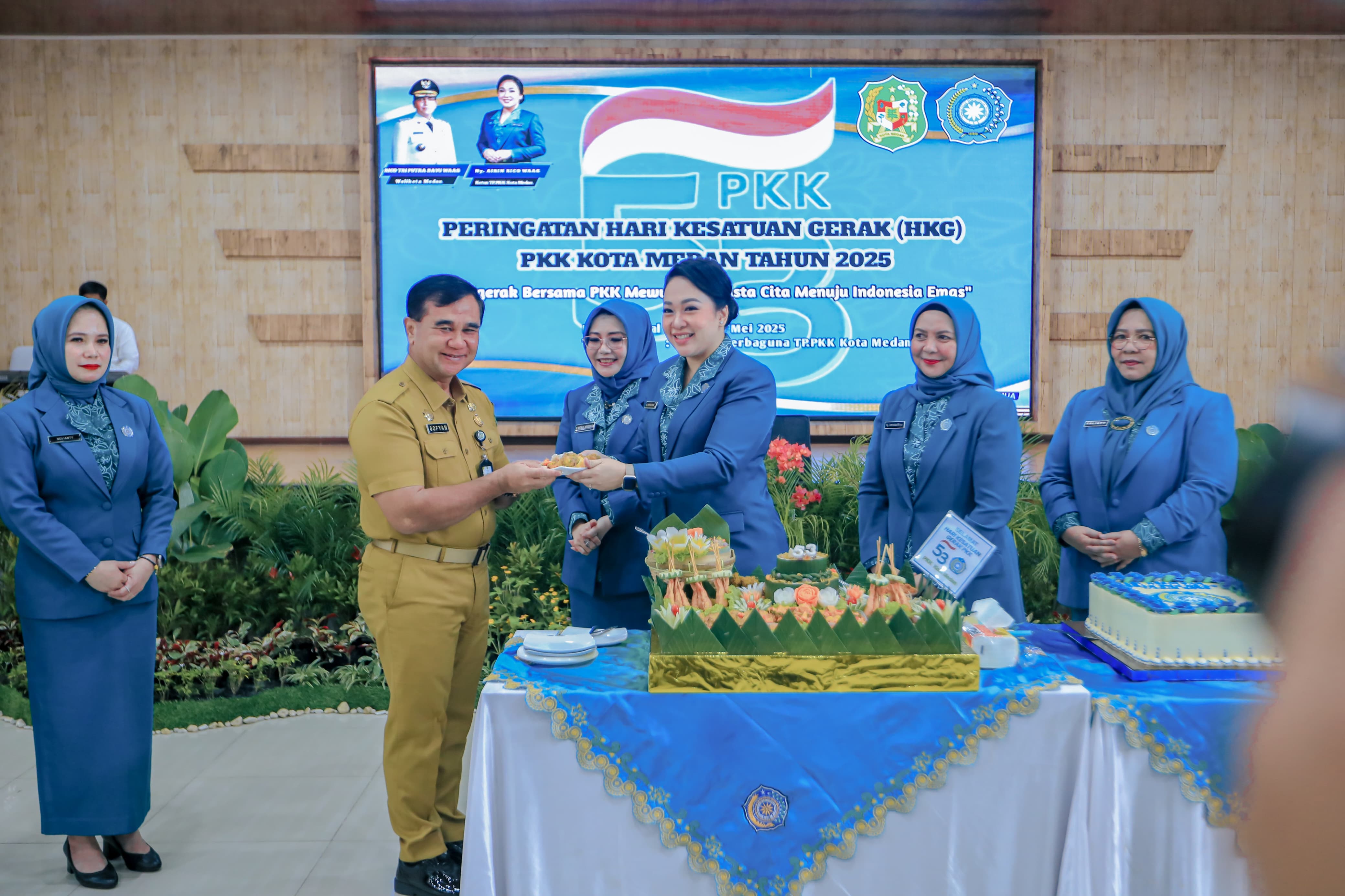 TP PKK Kota Medan Gelar Peringatan HKG PKK ke-53, Airin Rico Waas: Momen untuk Perkuat Semangat Gerakan Pemberdayaan Keluarga