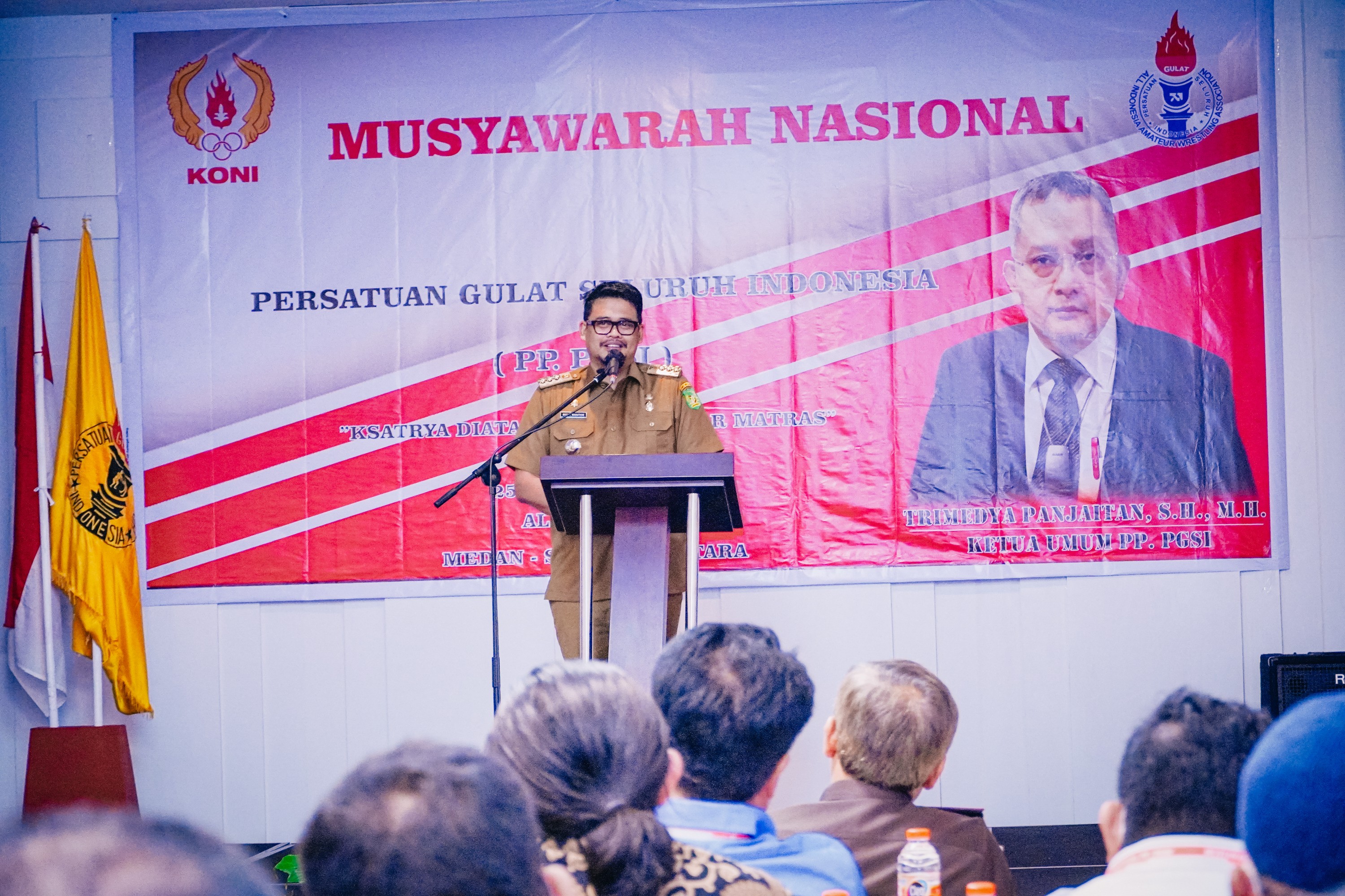 Hadiri Munas PGSI, Bobby Nasution Harap Medan Lahirkan Atlet Gulat Handal