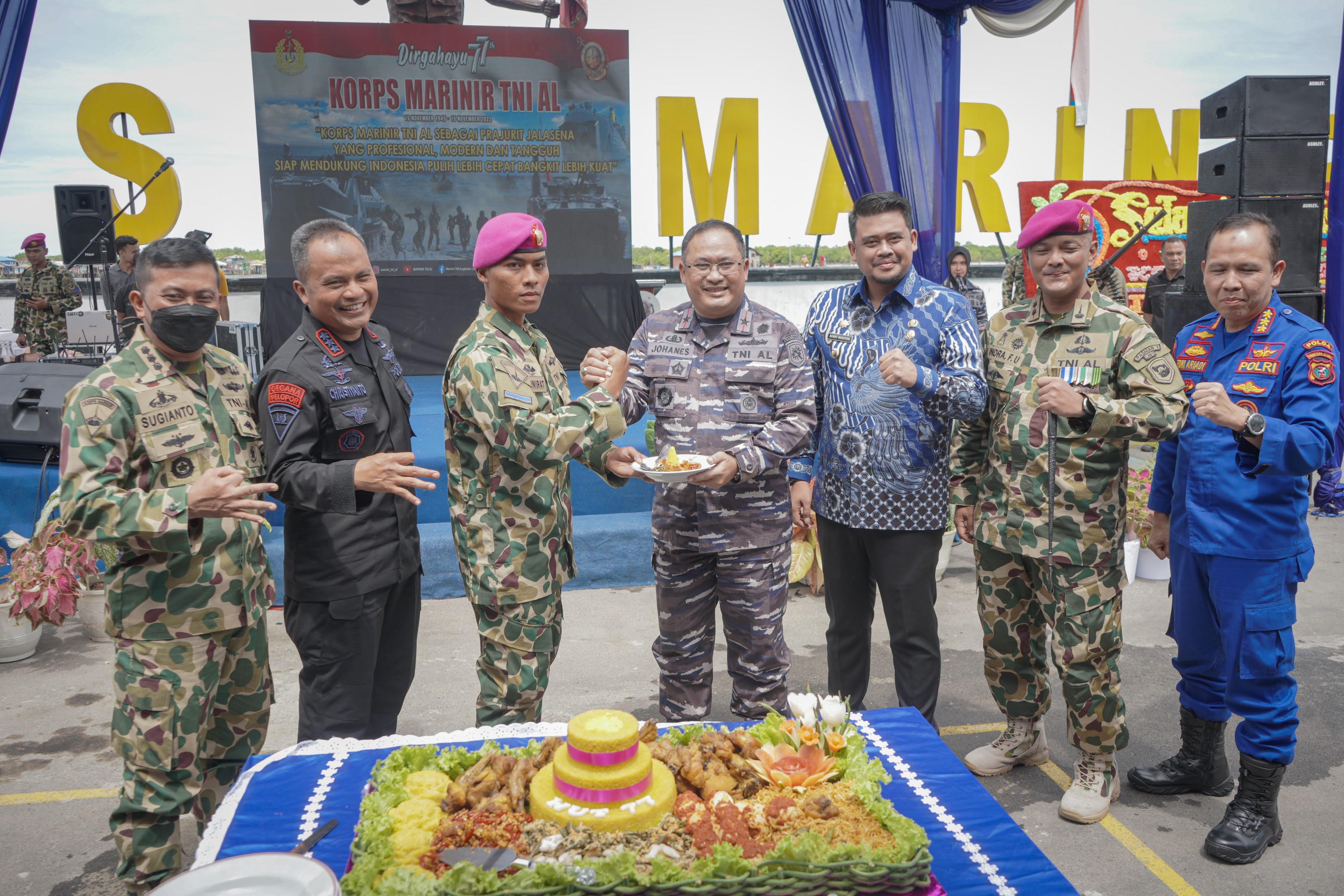 HUT Ke-77 Korps Marinir Tahun 2022, Bobby Nasution: Tetap Hadir Untuk Masyarakat