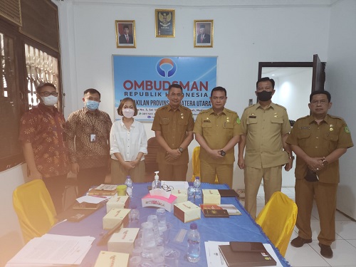 Selain Tak Adanya Aturan Dana Bantuan Purna Tugas, Pemko Medan Buka Soal Kepengurusan KORPRI Medan Kepada Ombudsman RI