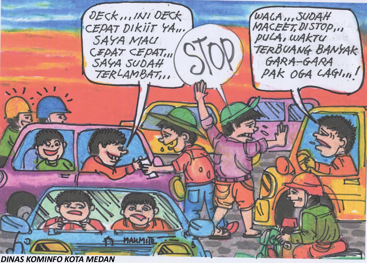 cerpen komik medan