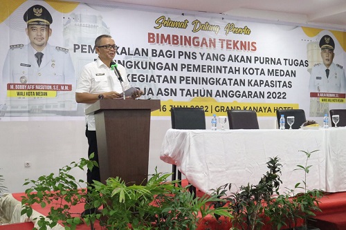 Pemko Medan Beri Pembekalan pada ASN yang Akan Masuki Usia Pensiun