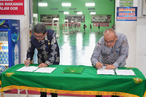 Dukung Pengembangan Olahraga, PT. Taman Malibu Indah Hibahkan Tanah dan Gedung Bulutangkis Kepada Pemko Medan