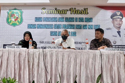 Masukan dari Seminar Hasil Kajian diharapkan Dapat Jadi Rekomendasi Pemko Medan dalam Menangani Anak Jalanan