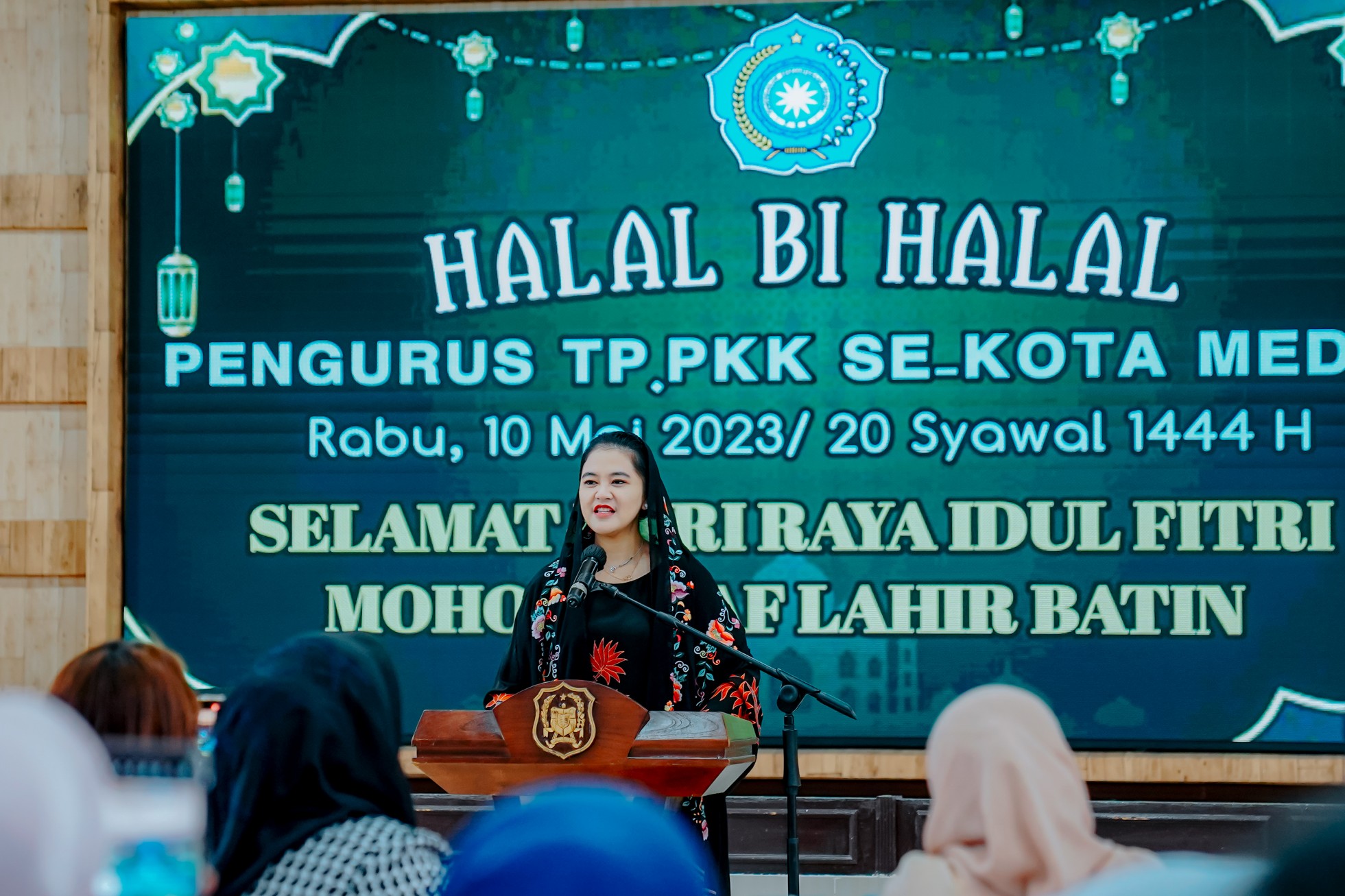 Halal Bihal Pengurus TP PKK, Ny Kahiyang Ayu Ajak Seluruh Kader Sukseskan HUT Dekranas & HKG PKK, Rabu (10/5) Siang