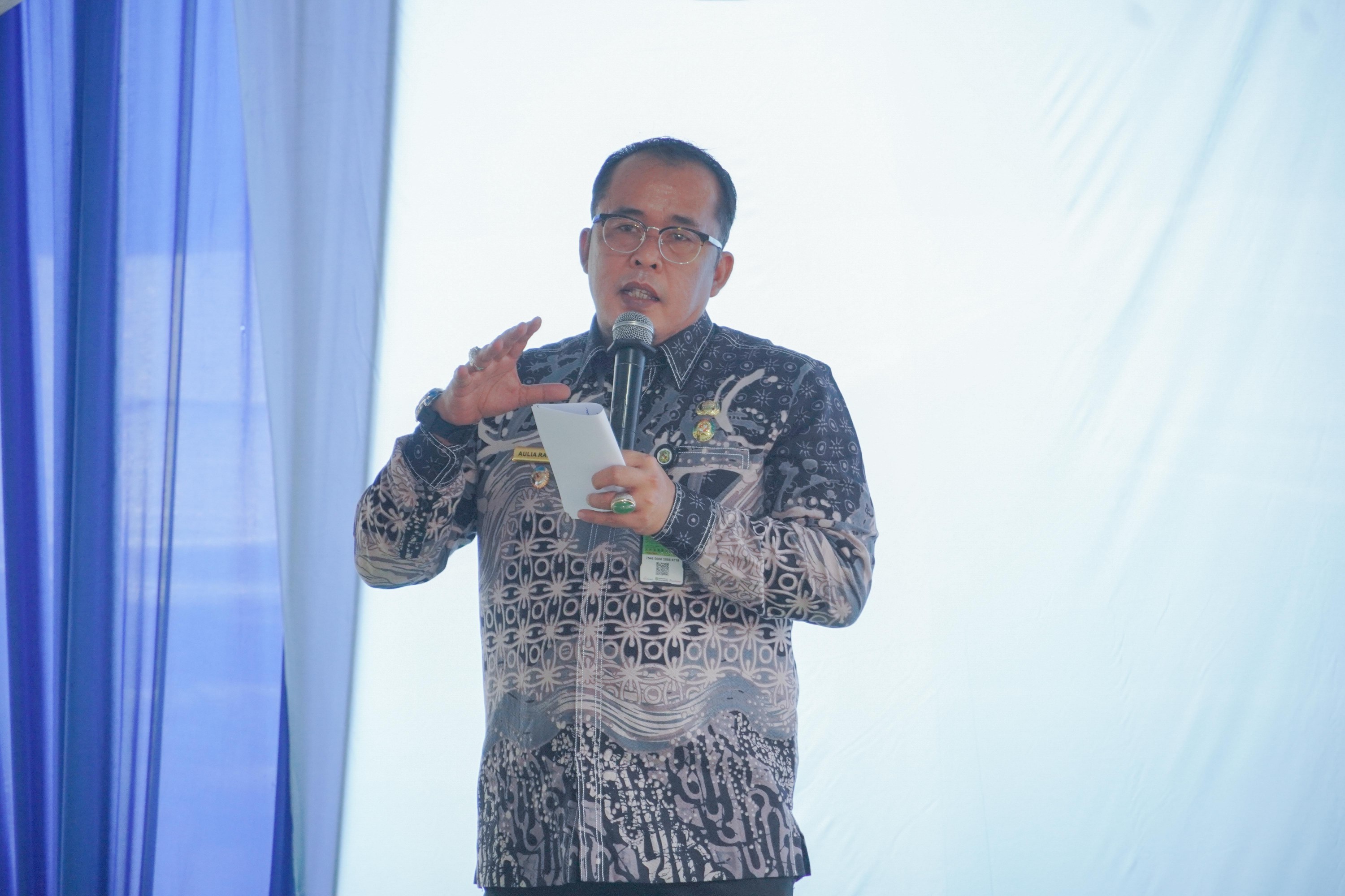 Wakil Wali Kota Medan, H. Aulia Rachman Hadir Dalam Silaturahmi Dinas Ketahanan Pangan (Ketapang), Pertanian dan Perikanan Kota Medan Memasuki Tahun 2024 di Kantor UPT Pengembangan Bibit Holtikultura Dinas Ketapang, Pertanian dan Perikanan, Jalan Keramat Indah, Medan Denai, Kamis (4/1/2023)