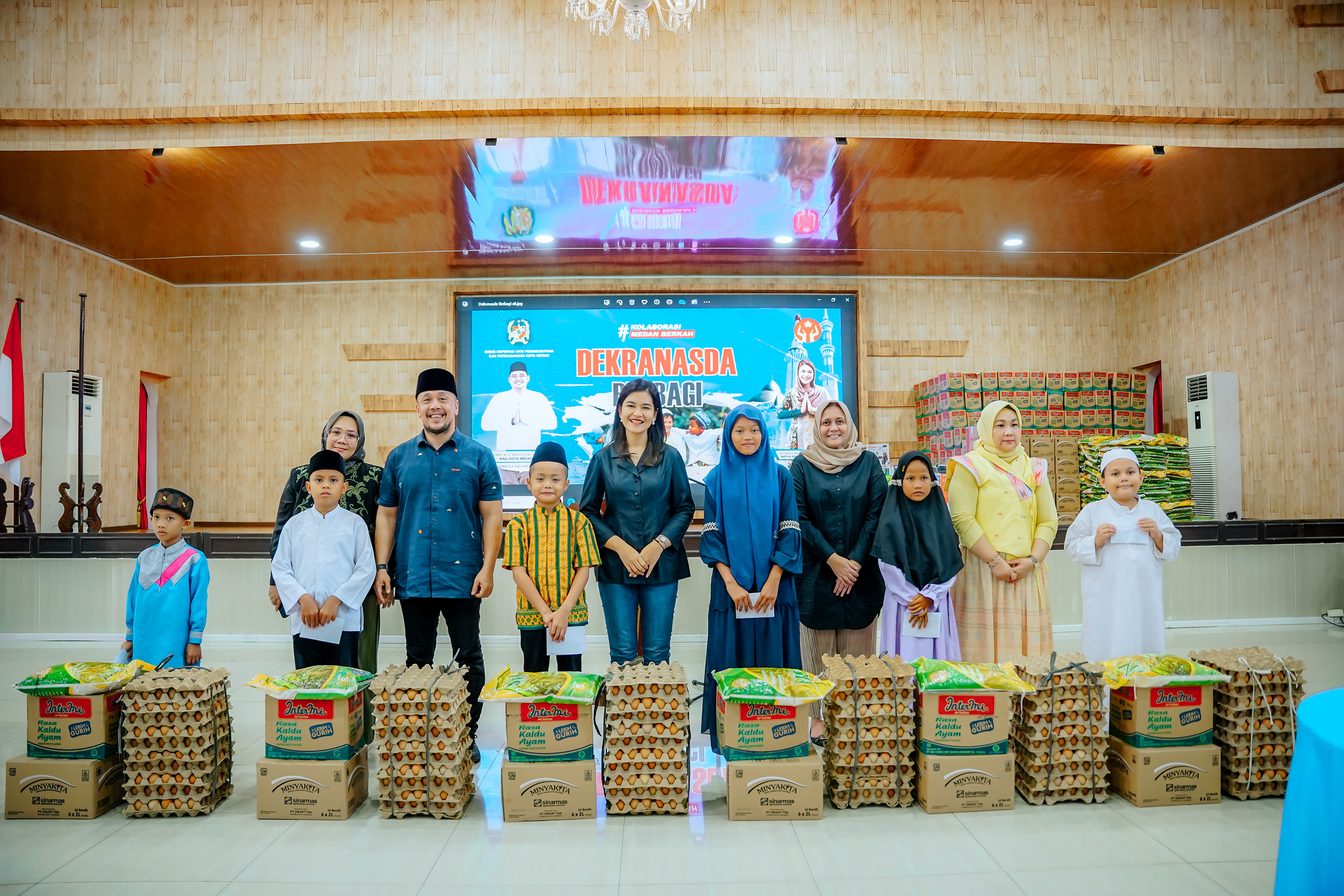 Syukuran MFF 2024 Sukses, Dekranasda Kota Medan Berbagi dengan 525 Anak Yatim Piatu