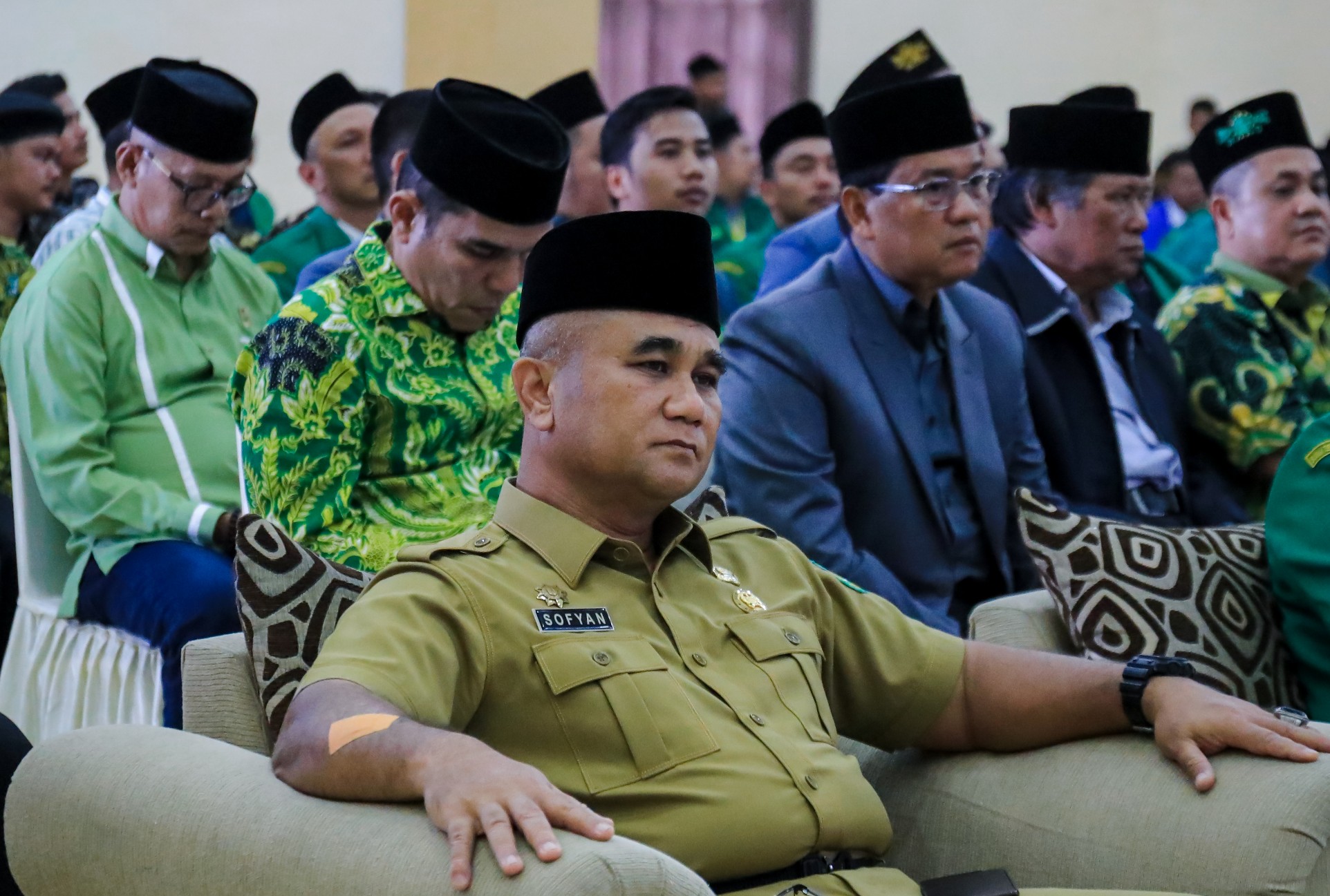 Asisten Pemerintah dan Sosial, Muhammad Sofyan Menghadiri Pembukaan Konferensi Wilayah (Konferwil) XVIII Gerakan Pemuda (GP) Ansor Sumatera Utara di Asrama Haji Medan, Senin (30/10/2023)