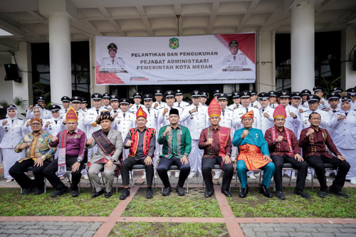 Bobby Nasution Lantik 74 Pejabat Eselon IV Kecamatan & Kelurahan