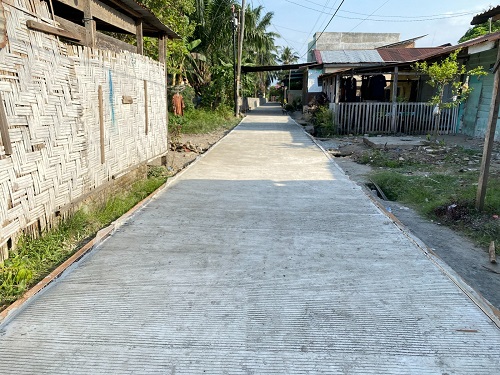 Jalan Istiqomah Gg. Rukun Dibeton Sepanjang 333,5 Meter, Warga Sampaikan Ucapan Terimakasih