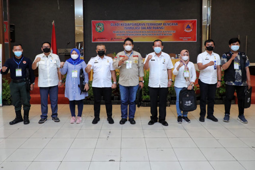 Pemko Medan melalui Badan Penanggulangan Bencana Daerah (BPBD) menggelar Gladi Kesiapsiagaan terhadap Bencana, Rabu (22/6).