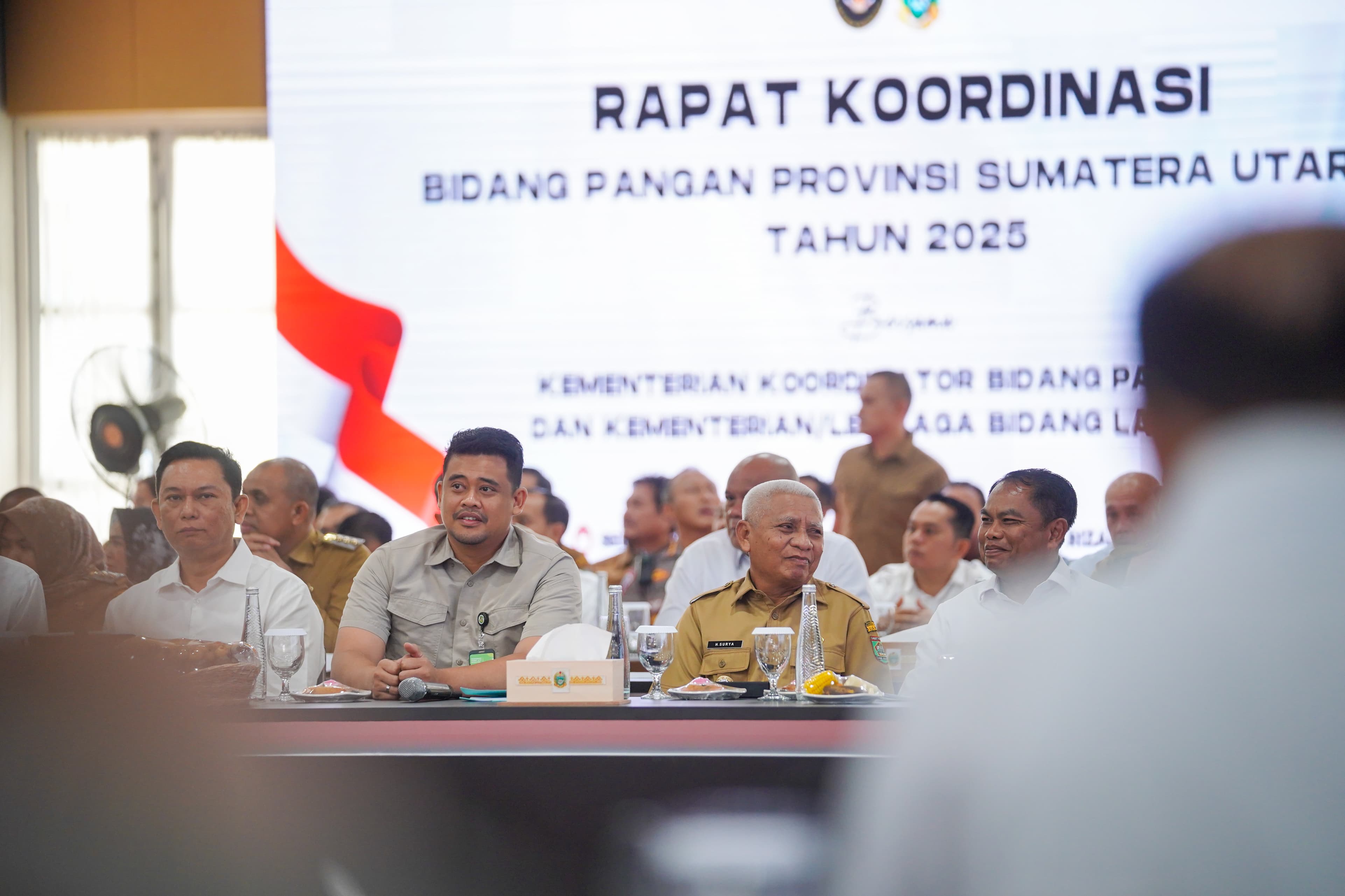 Bobby Nasution Hadiri Rapat Koordinasi Bidang Pangan Bersama Menteri Zulhas