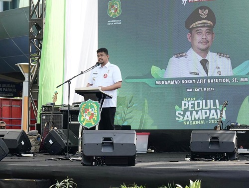 Peringatan Hari Peduli Sampah Nasional, Bobby Nasution Ajak Masyarakat Peduli Kebersihan Lingkungan