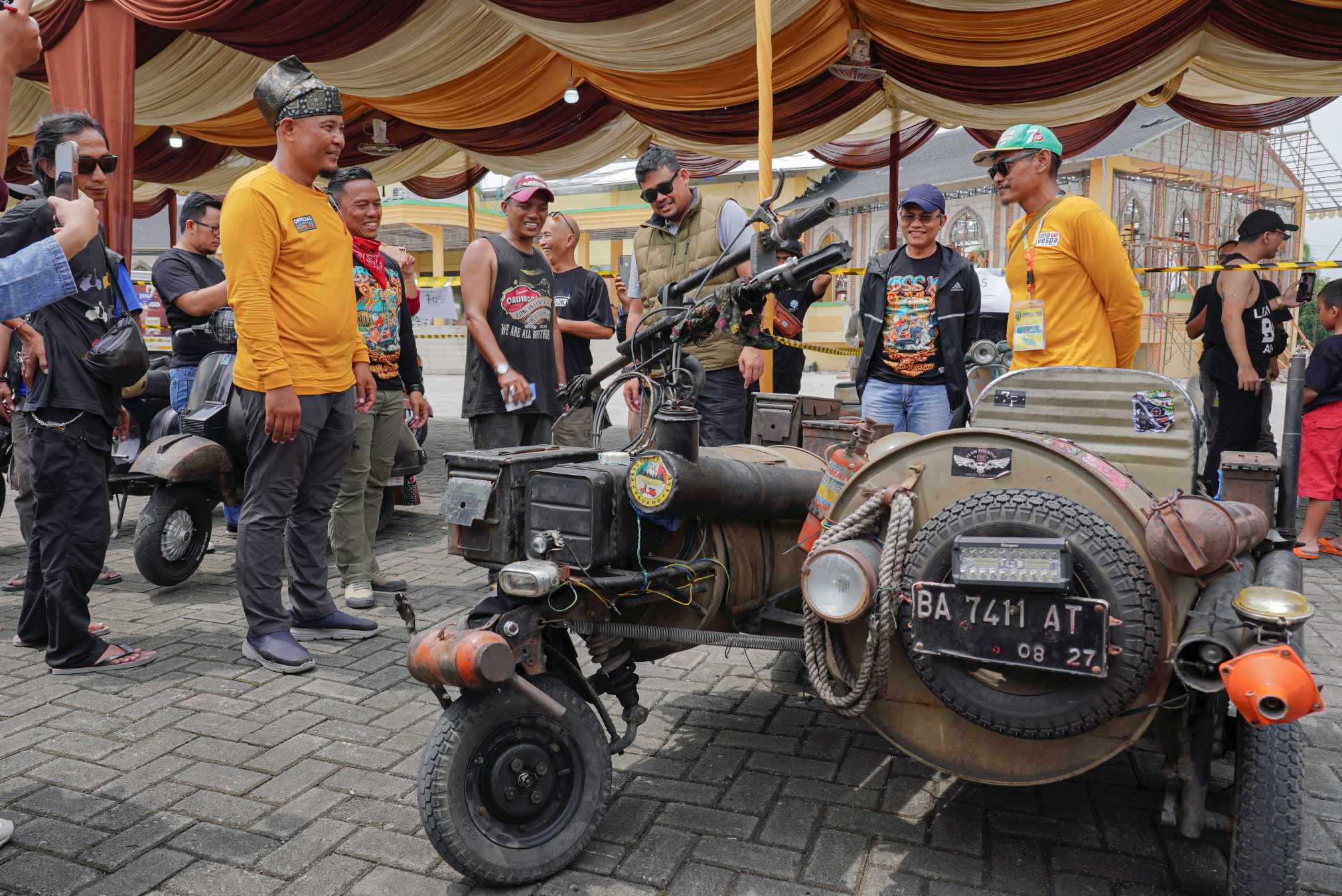 Bobby Nasution Ingin Rasa Solidaritas dan Kekeluargaan Anak-Anak Vespa Tertanam di Masyarakat