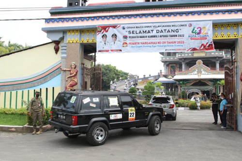 Peserta Medan Berkah Wisata Rally 2022 Nikmati Keunikan Arsitektur Graha Maria Annai Velangkanni di Medan Tuntungan