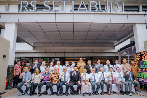 Bobby Nasution Resmikan Gedung Baru RSU Setia Budi Jalan Masjid, Kelurahan Tanjung Rejo, Kecamatan Medan Sunggal, Selasa (5/7).