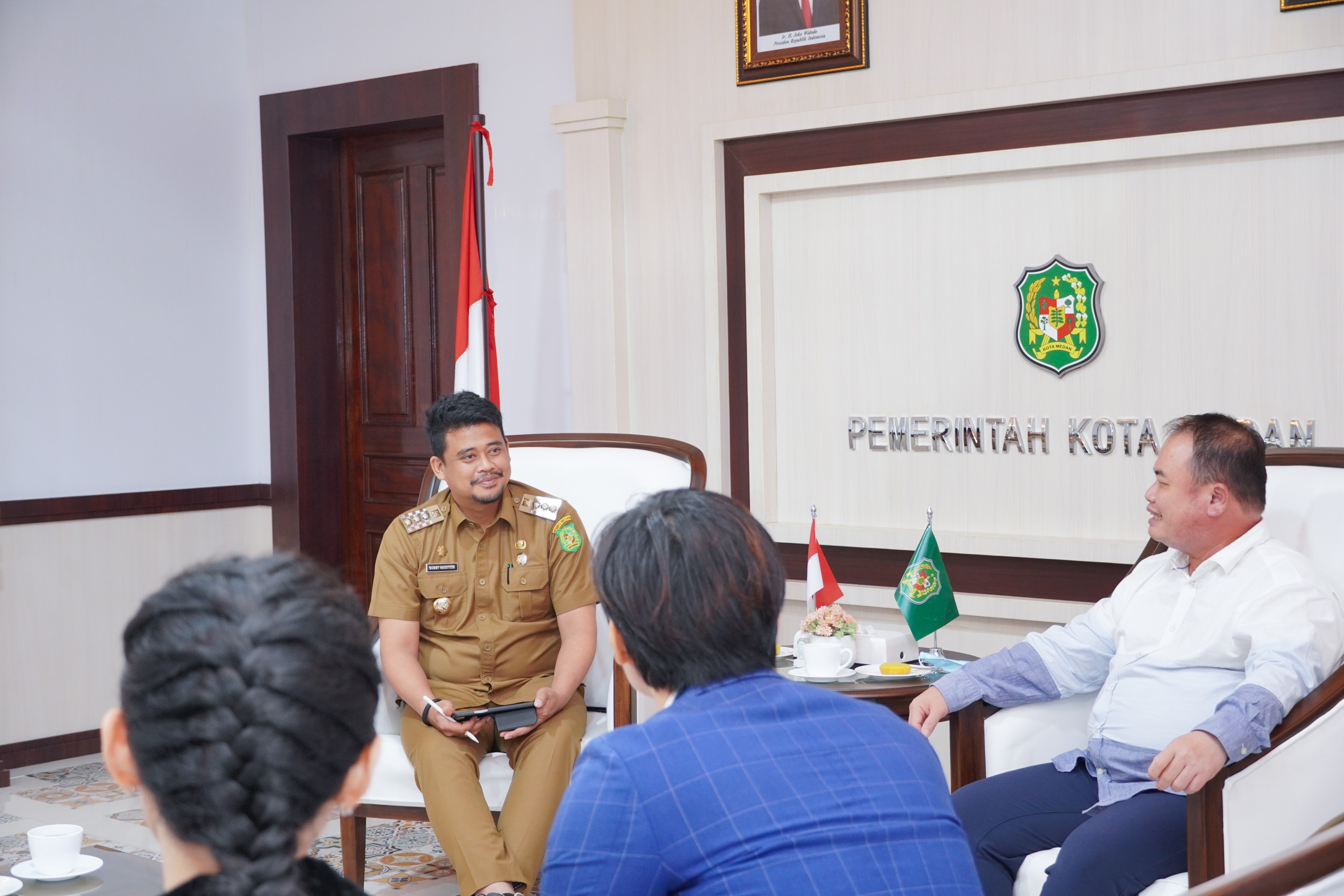 Kadin Medan, Arman Chandra Mendukung Program Medan Medical Tourism (MMT) Yang Digagas Wali Kota Medan, Bobby Nasution, di Balai Kota, Selasa (27/12)