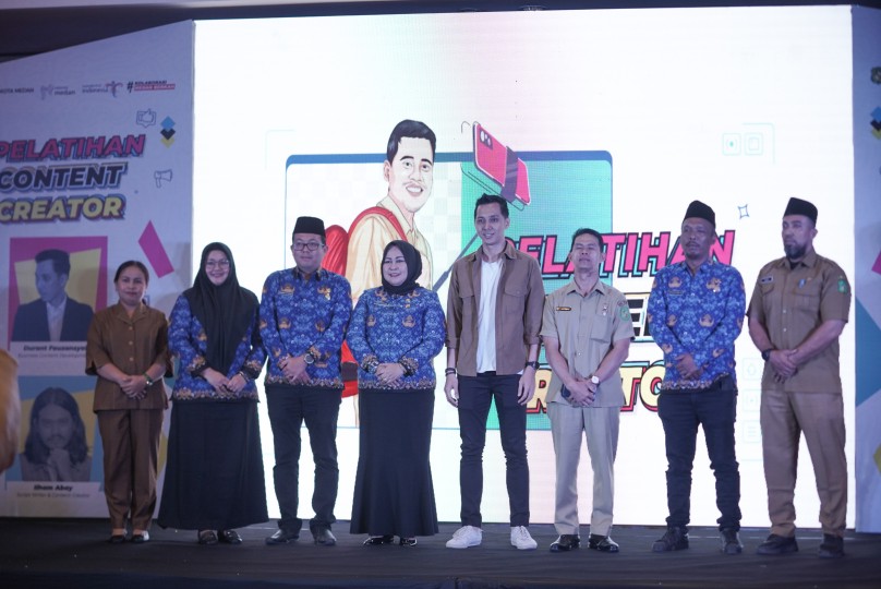 Pemko Medan Melalui Dinas Pariwisata Menggelar Pelatihan Content Creator di Hotel JW Marriott, Selasa (7/11/2023)