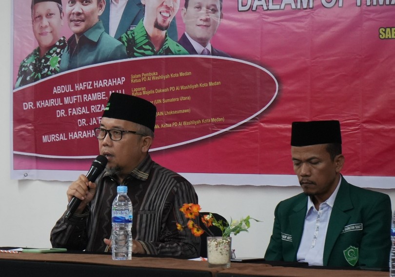 Pemko Medan Mengapresiasi Dengan Digelarnya Seminar Nasional Al-Washliyah Dengan Tema "Menggagas Strategi Kebudayaan Dalam Optimalisasi Dakwah Al-Washliyah" Yang Diadakan di Hotel Saka, Sabtu (23/9/2023)