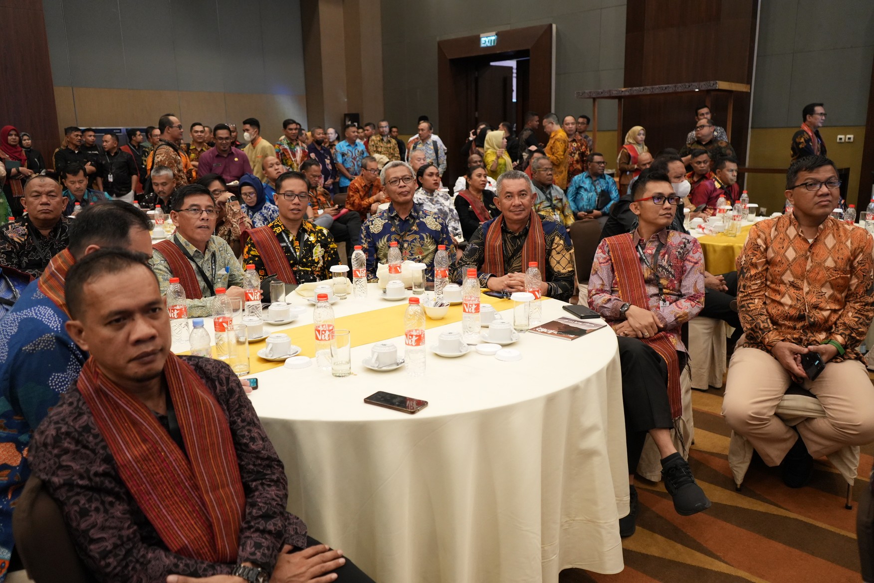 Inspektur Kota Medan, Sulaiman Harahap Mengikuti Pembukaan Rapat Koordinasi Nasional Pengawasan Penyelenggaraan Pemerintah Daerah dan Pemutakhiran Tindak Lanjut Hasil Pengawasan Tahun 2023 di Hotel Santika Dyandra Medan, Senin (9/10/2023) Malam