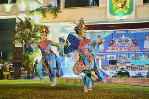 Tim Kesenian Kota Depok Ikut Meriahkan Beranda Kreatif Kota Medan