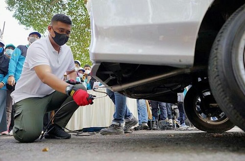 Jaga Kualitas Udara Agar Tetap Bersih, DLH Kota Medan Secara Rutin Melakukan Uji Emisi Gas Buang Kendaraan Bermotor dan Memasang Alat AQMS