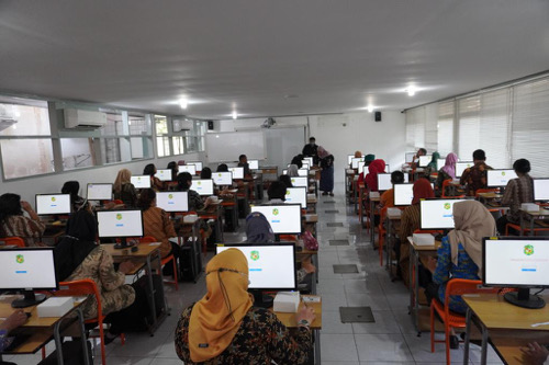 Pemko Medan Melalui Dinas Pendidikan Kota Medan Gelar Assessment Bagi Calon Kepala Sekolah Tingkat SD dan SMP se-kota Medan di Gedung Pusat Sistem Informasi USU, Kamis (11/8).