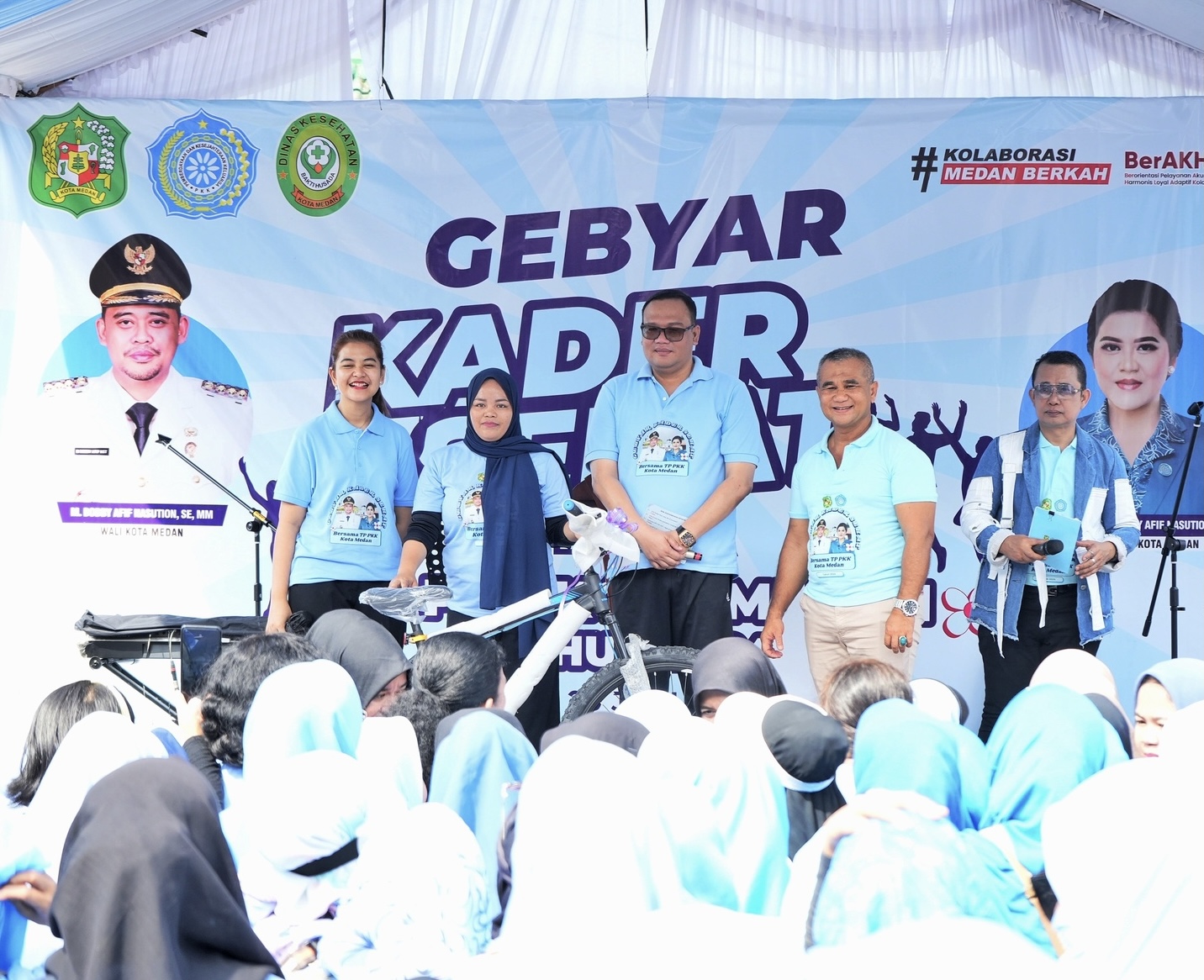 Hadiri Gebyar Kader Sehat Bersama PKK Kota Medan, Kahiyang Ayu : Kita Awali 2024 dengan Penuh Semangat