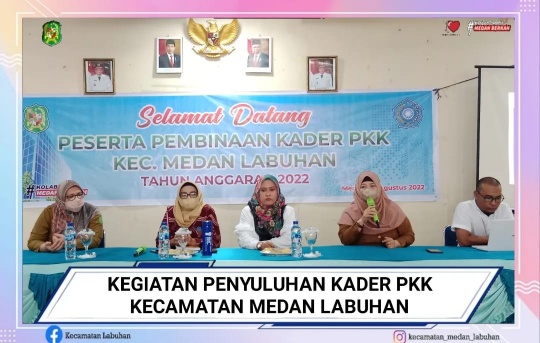 Tingkatkan Pengetahuan dan Keterampilan Kader PKK, TP PKK Kec. Medan Labuhan Gelar Penyuluhan 10 Program Pokok PKK