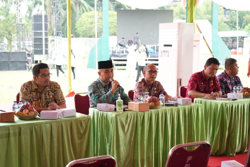 Pemko Medan Menggelar Rapat Akhir Persiapan Pelaksanaan MTQ, di Arena MTQ, Stadion Mini USU, Kamis (23/2)