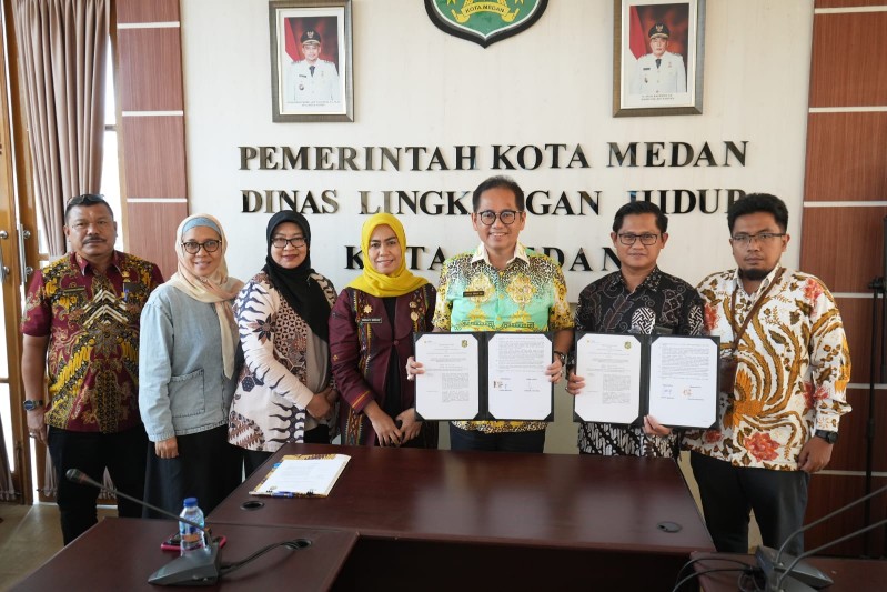 DLH Kota Medan dan PT. Indonesia Power Pangkalan Susu Power Generation Unit Menjalin Kerjasama