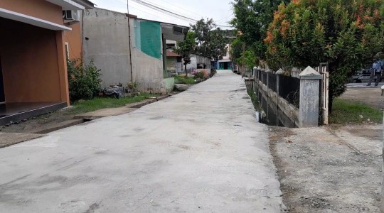 Pemko Medan Beton Jalan Yang 8 Tahun Tergenang Air