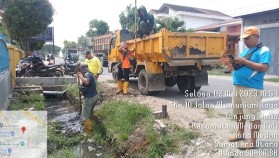 4.000 Meter Drainase di Medan Utara Tuntas Dinormalisasi Dalam Kurun Waktu Sebulan