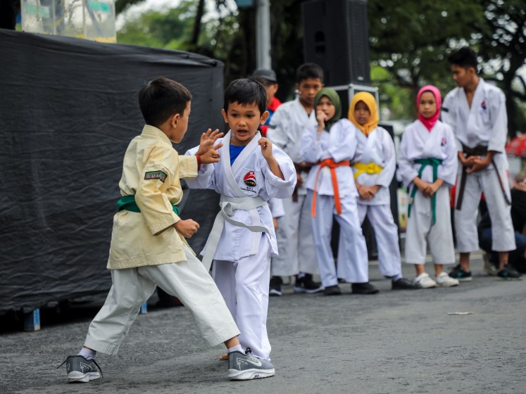 Car Free Day (CFD) Diisi Olahraga Rekreasi Beladiri Kempo, Minggu (21/5)