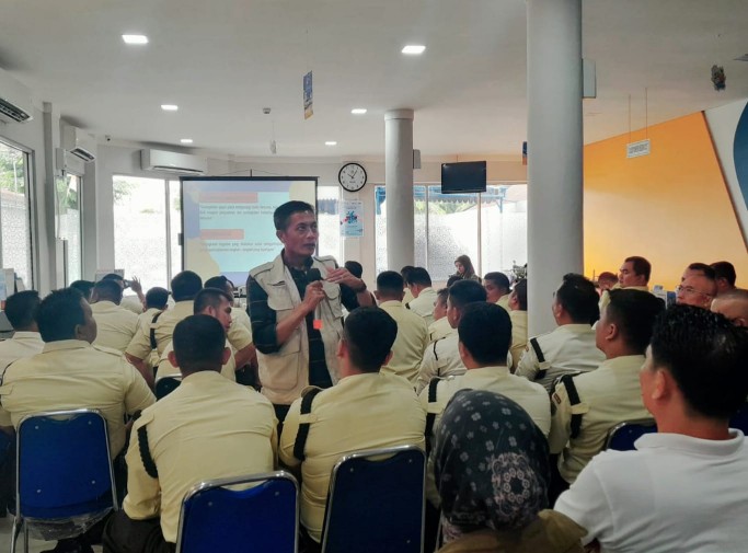 Badan Penanggulangan Bencana Daerah (BPBD) Kota Medan Menyelenggarakan Sosialisasi dan Simulasi Tanggap Darurat Bencana bagi Karyawan BRI Cabang Gatot Subroto dan Iskandar Muda, Sabtu (26/8/2023)