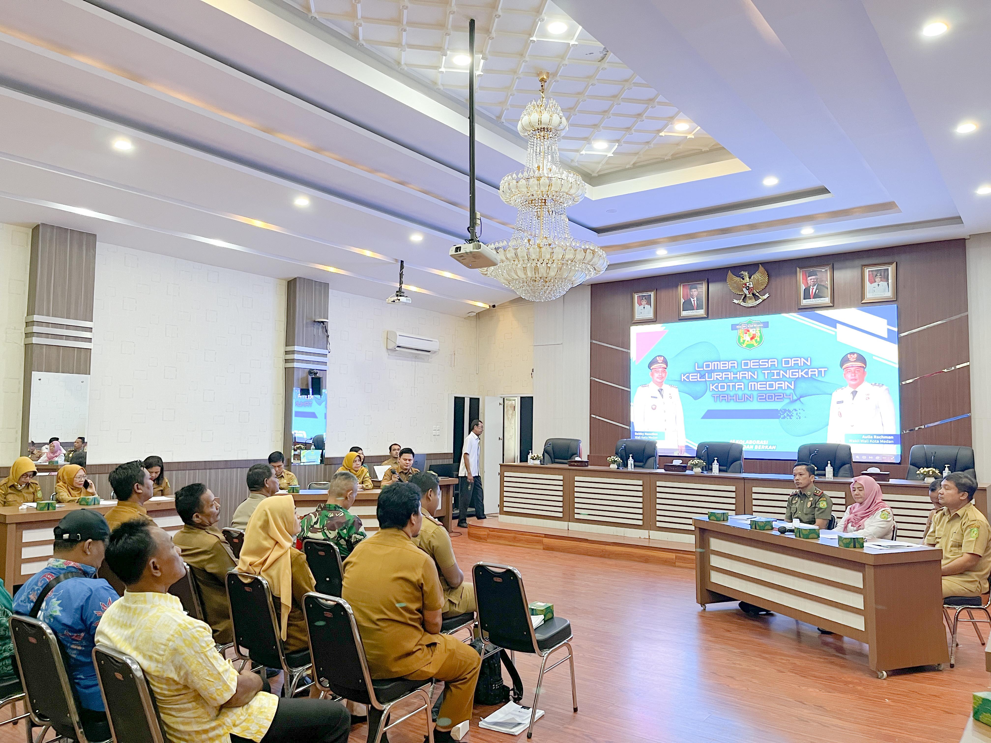 Pelaksanaan Lomba Kelurahan Tingkat Kota Medan Dimulai