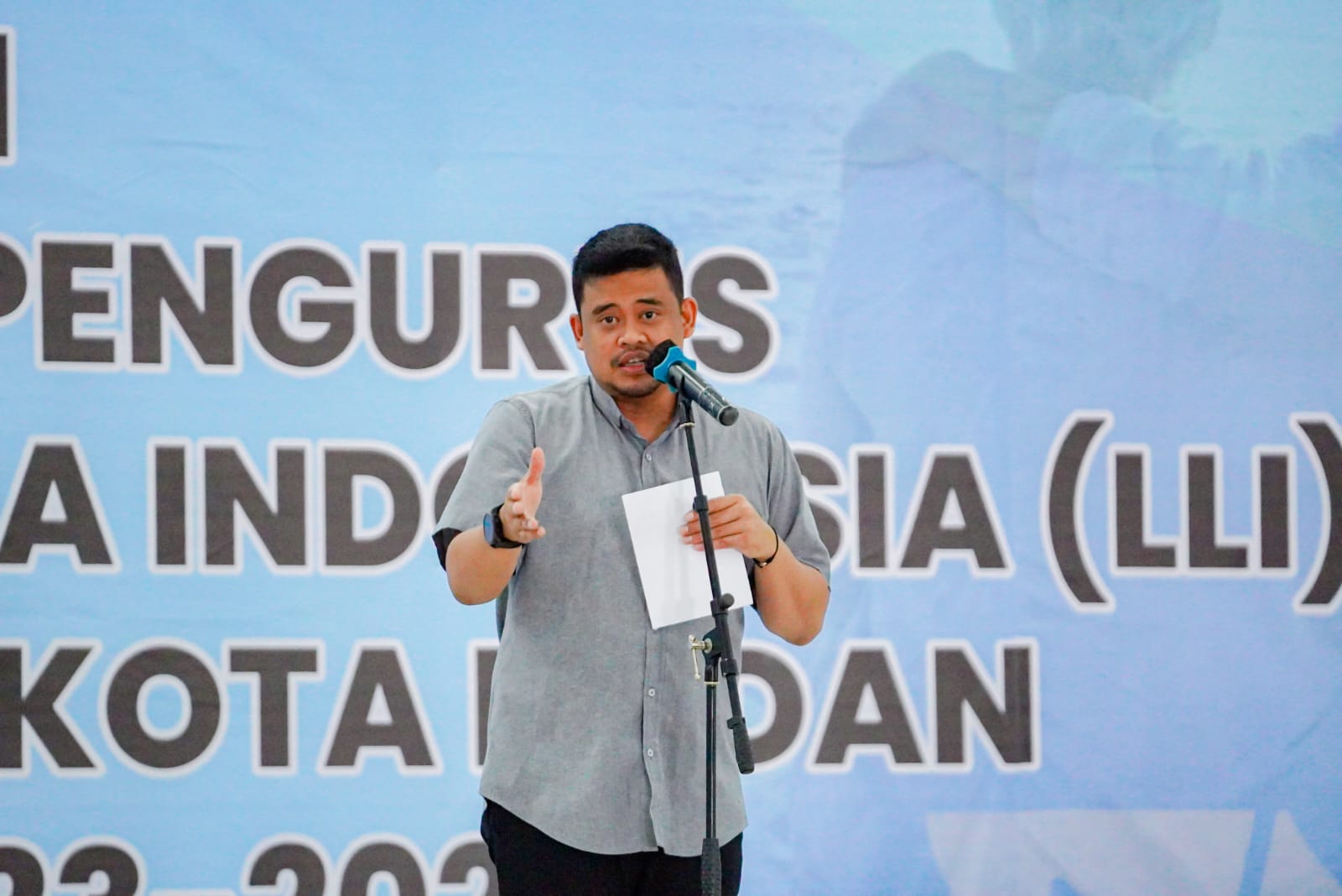 Peringatan Hari Lanjut Usia Nasional (HLUN) Ke -28 Tingkat Kota Medan Yang Digelar Pemko Medan Melalui Dinas Sosial Berkolaborasi Dengan Lembaga Lanjut Usia Indonesia (LLI) Kota Medan di Gelanggang Mahasiswa UIN Sumut, Selasa (16/7/2024)