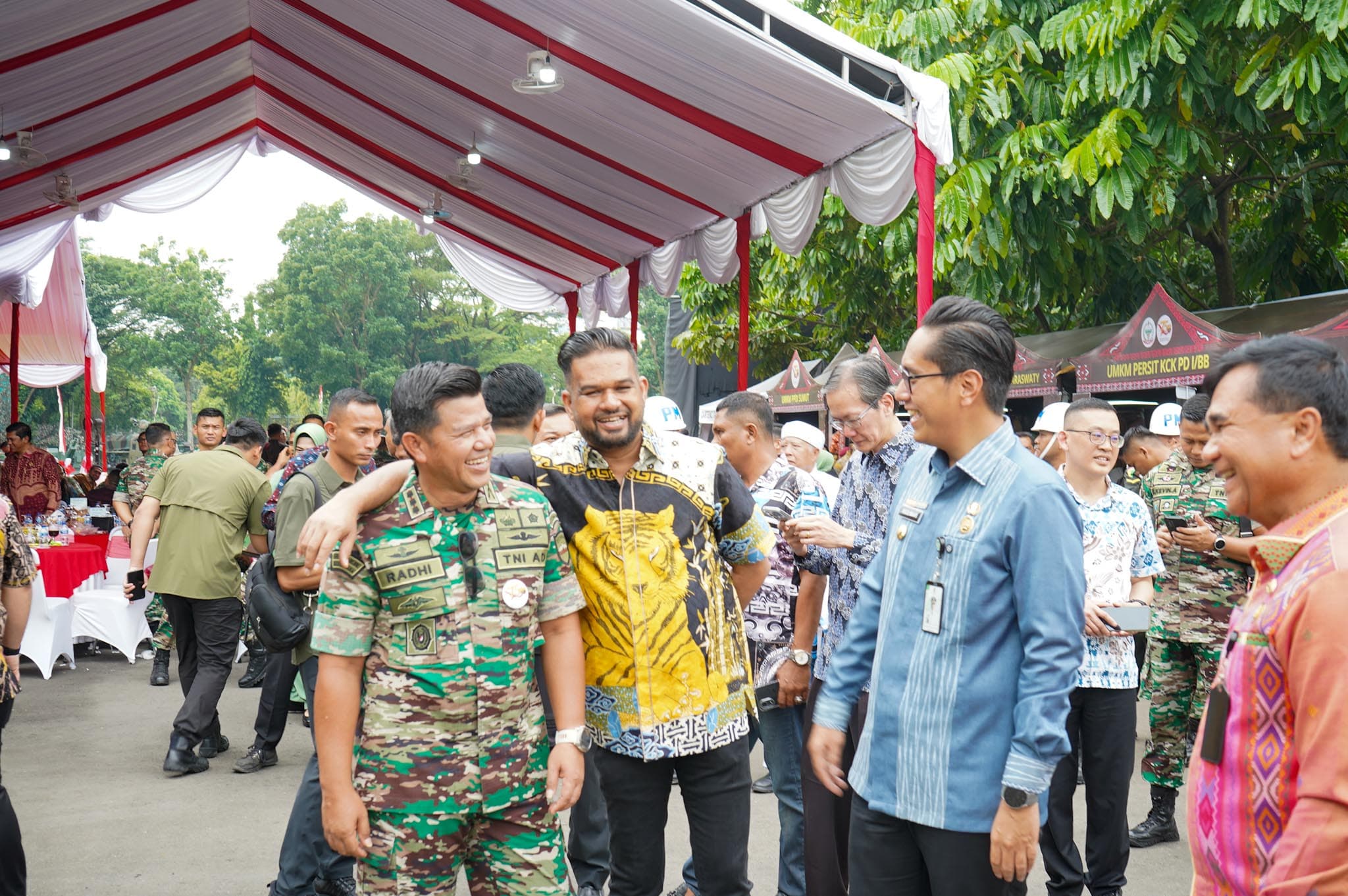 Rico Waas Hadiri Peringatan HUT ke-75 Kodam I BB