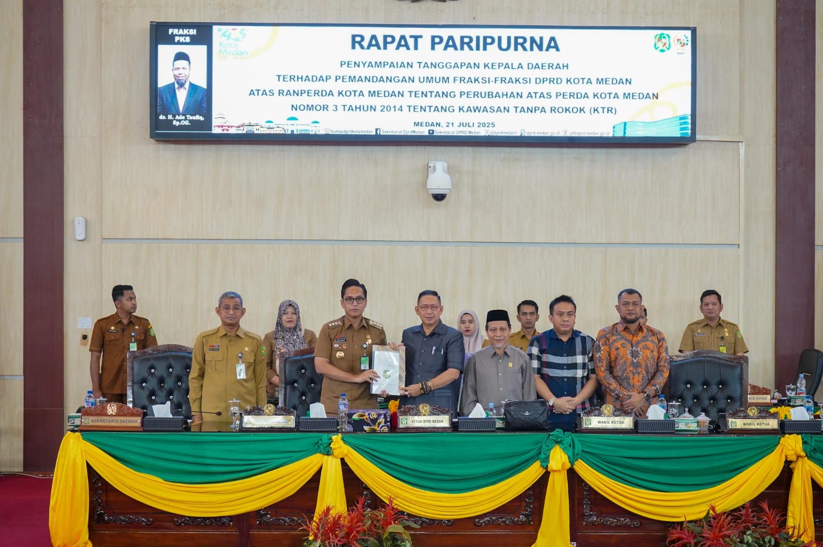 Rico Waas di Sidang Paripurna DPRD Medan: Relawan Kebakaran Diperkuat, Pos Damkar Ditambah, Hidran Disiapkan