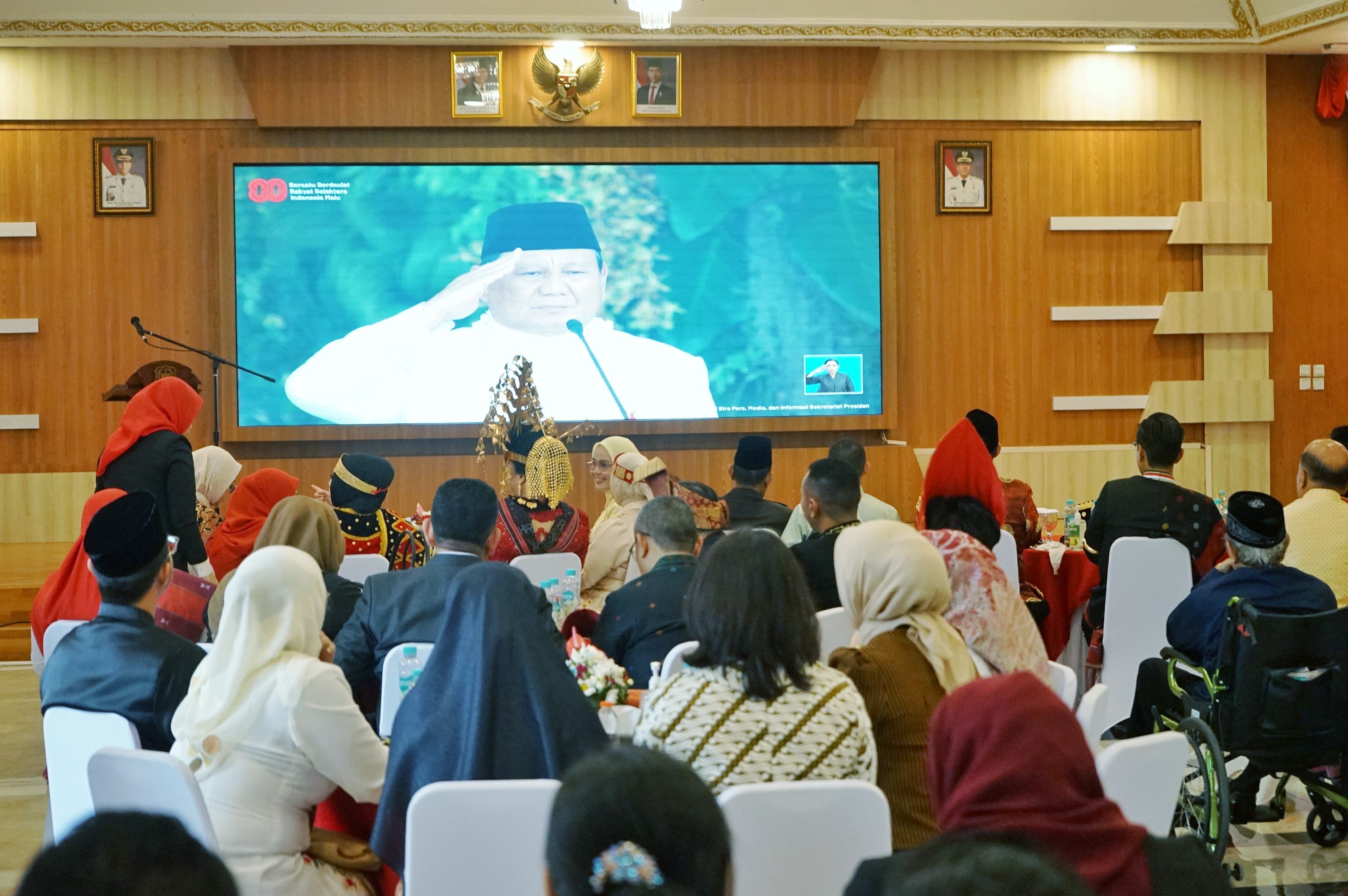 Wali Kota Medan Mengikuti Upacara Detik-Detik Proklamasi HUT Ke-80 Kemerdekaan RI Secara Live Streaming