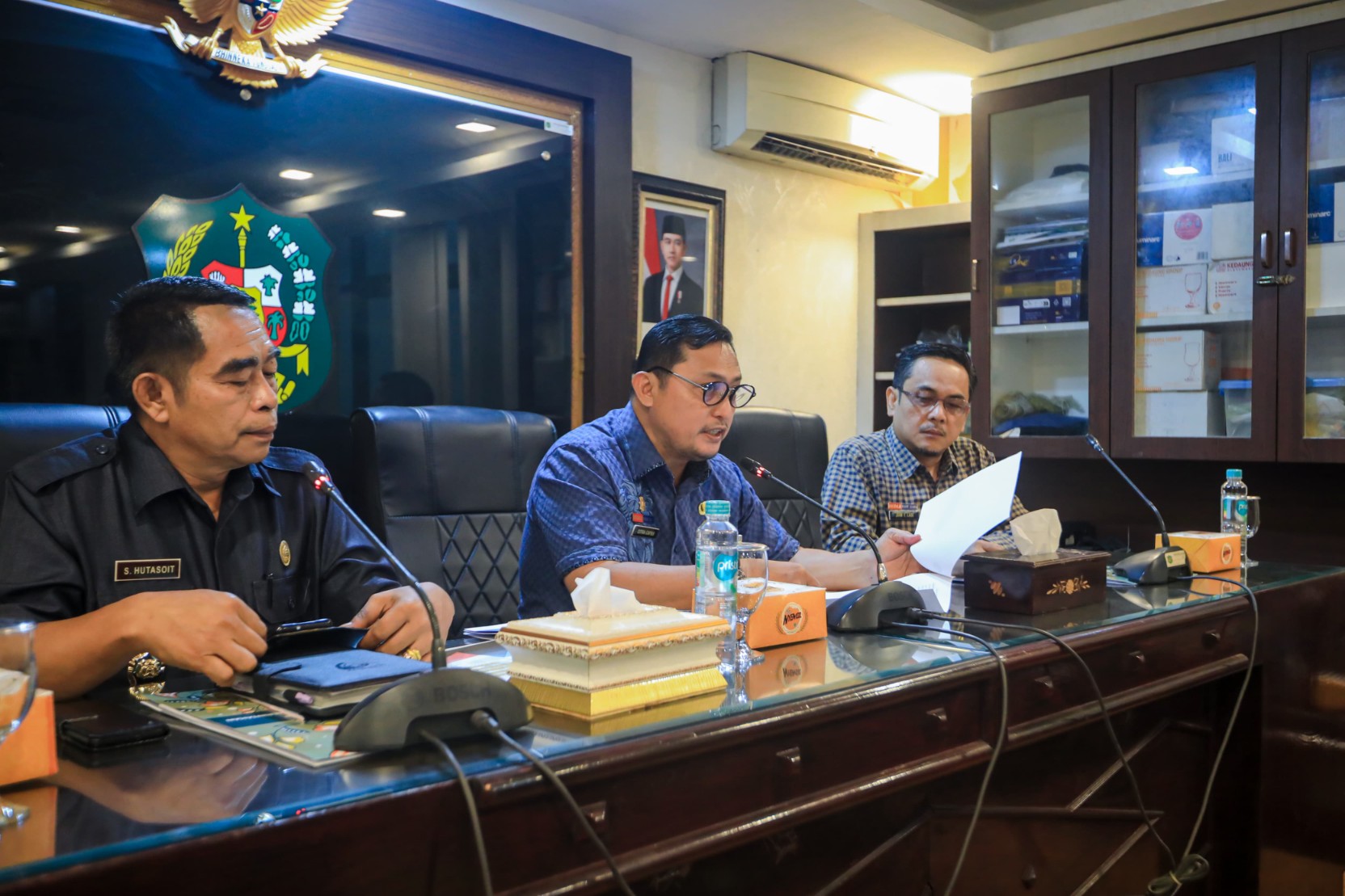 Pemko Medan Menggelar Rapat Koordinasi (Rakor) Pembahasan Lahan dan Bangunan Untuk Pembentukan Polisi Sub Sektor (Polsubsektor) di Wilayah Hukum Polrestabes Medan di Ruang Rapat II, Balai Kota, Selasa (23/9/2025)