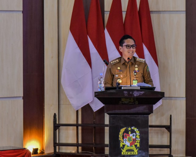 Wali Kota Medan, Rico Tri Putra Bayu Waas Menghadiri Rapat Paripurna DPRD Medan Yang Digelar di Gedung DPRD Kota Medan, Senin (6/10/2025)