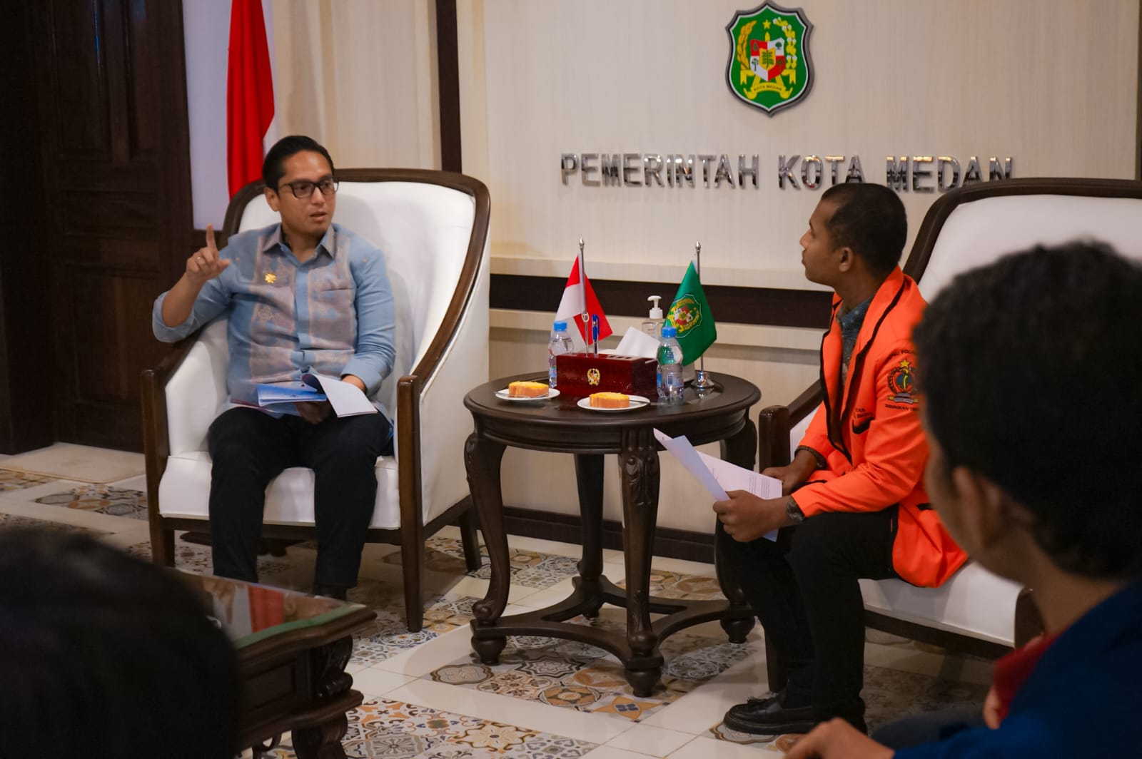 Bertemu BEM SI Kerakyatan Sumut, Rico Waas Jawab Tuntas Semua Persoalan Pembangunan Kota