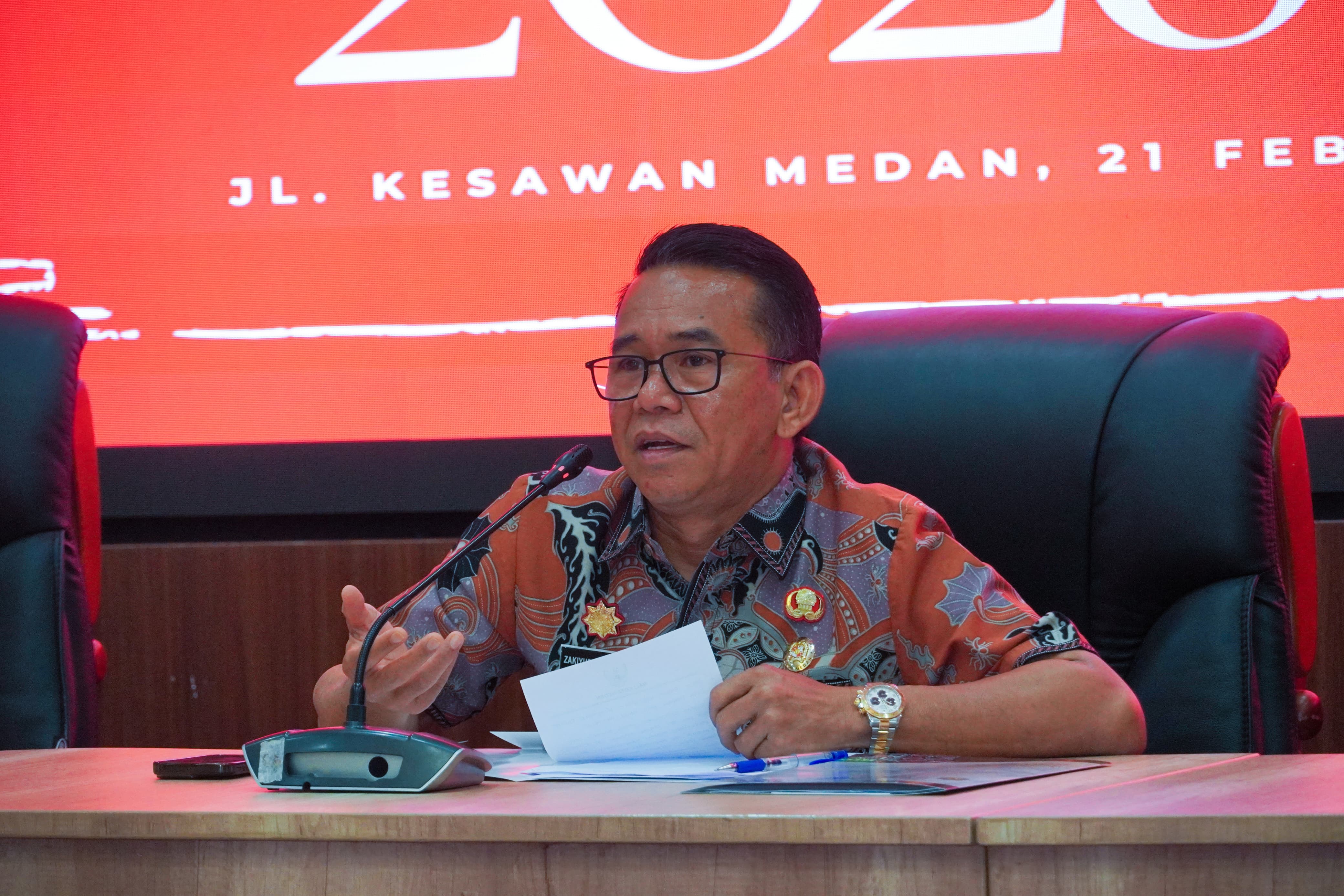 Pemko Medan Matangkan Dua Perhelatan, Zakiyuddin Harahap: Ramadhan Fair XX dan Harmoni Imlek 2026 Harus Berdampak Nyata bagi Masyarakat