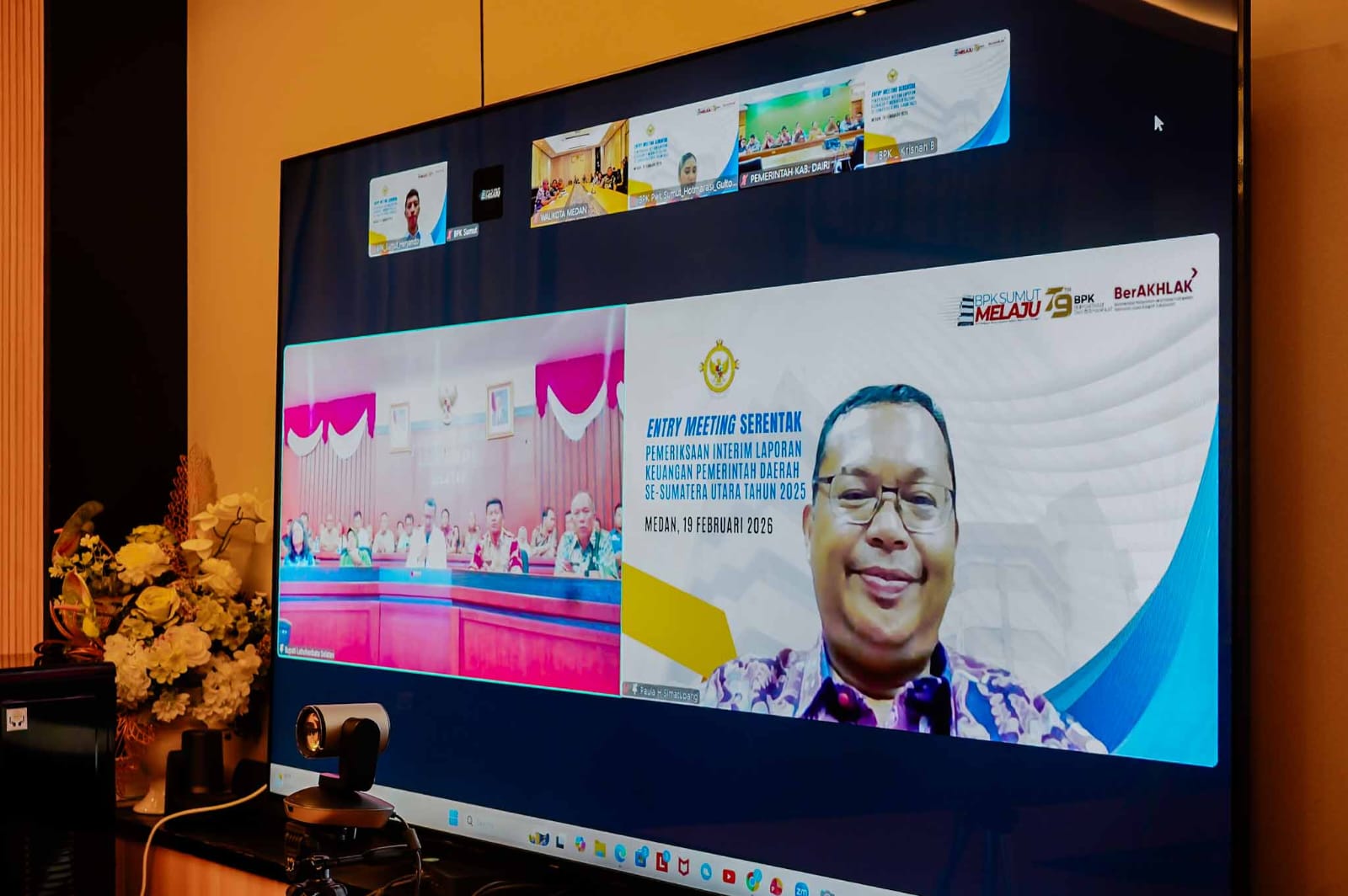 Rico Waas Ikuti Entry Meeting Pemeriksaan Interim LKPD se-Sumut