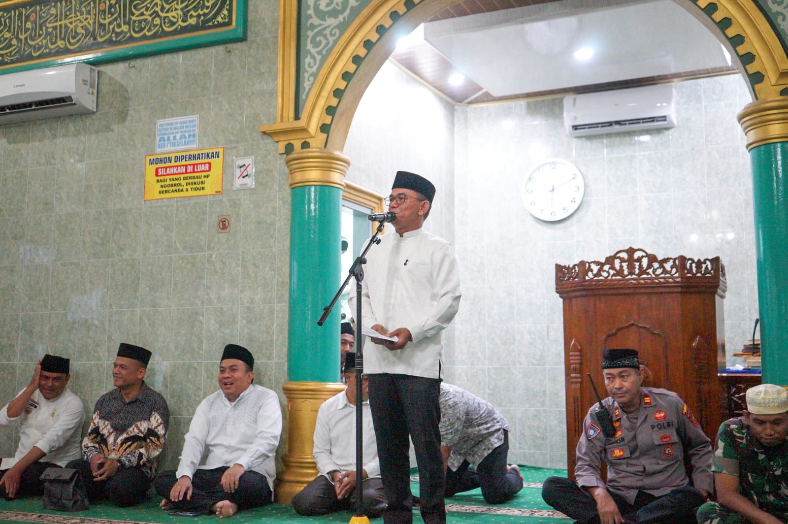 Wakil Wali Kota Medan, H. Zakiyuddin Harahap Menghadiri Safari Ramadan Pemko Medan di Masjid At Tawwabin di Jalan Pimpinan, Kecamatan Medan Tembung, Kamis (5/3/2026)