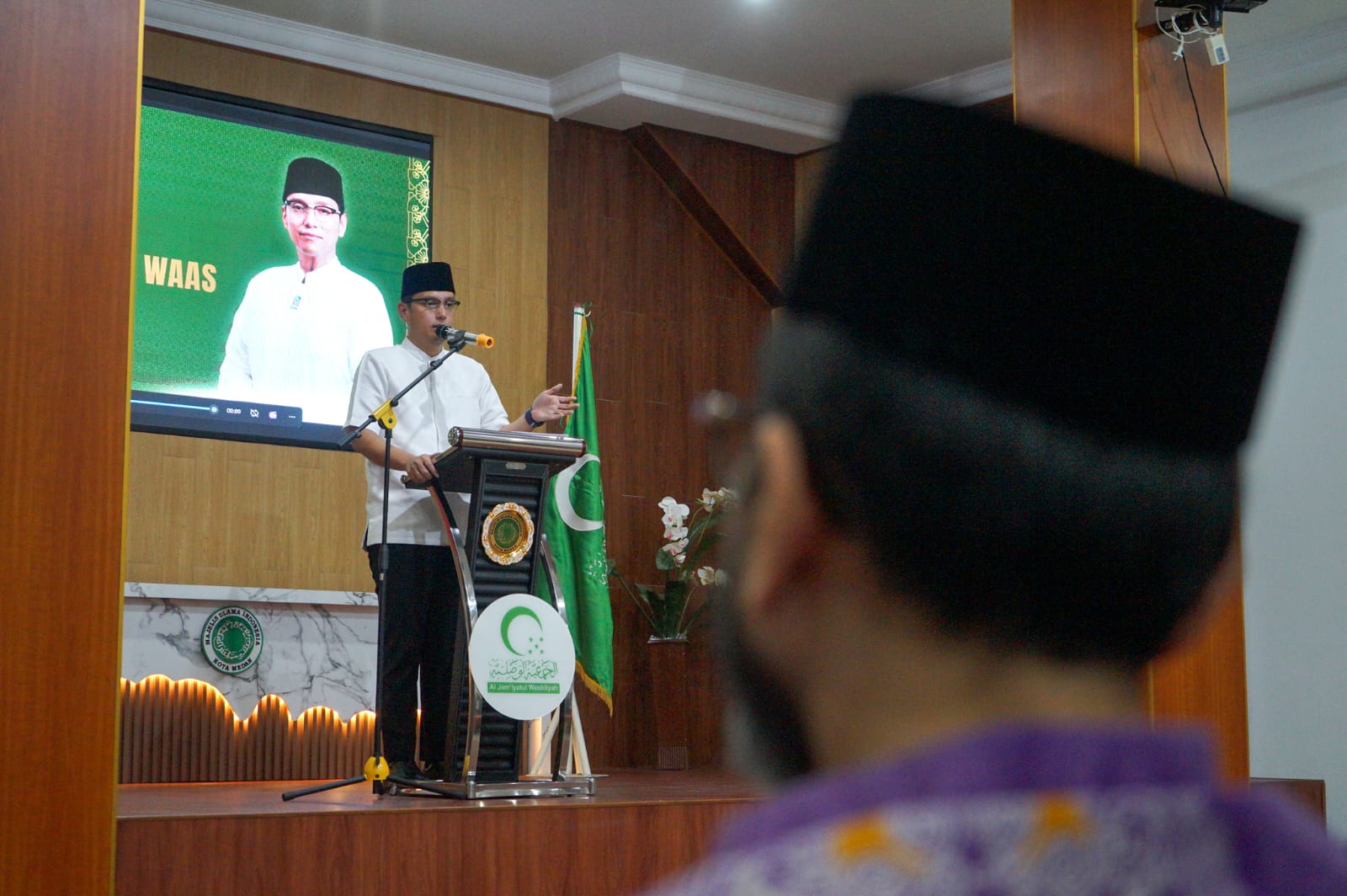 Wali Kota Medan, Rico Tri Putra Bayu Waas Menghadiri Pembukaan Musyawarah Daerah (Musda) XXII Pengurus Daerah Al Jam'iyatul Washliyah Kota Medan Yang Diadakan di Aula Kantor MUI Kota Medan, Sabtu (7/3/2026)