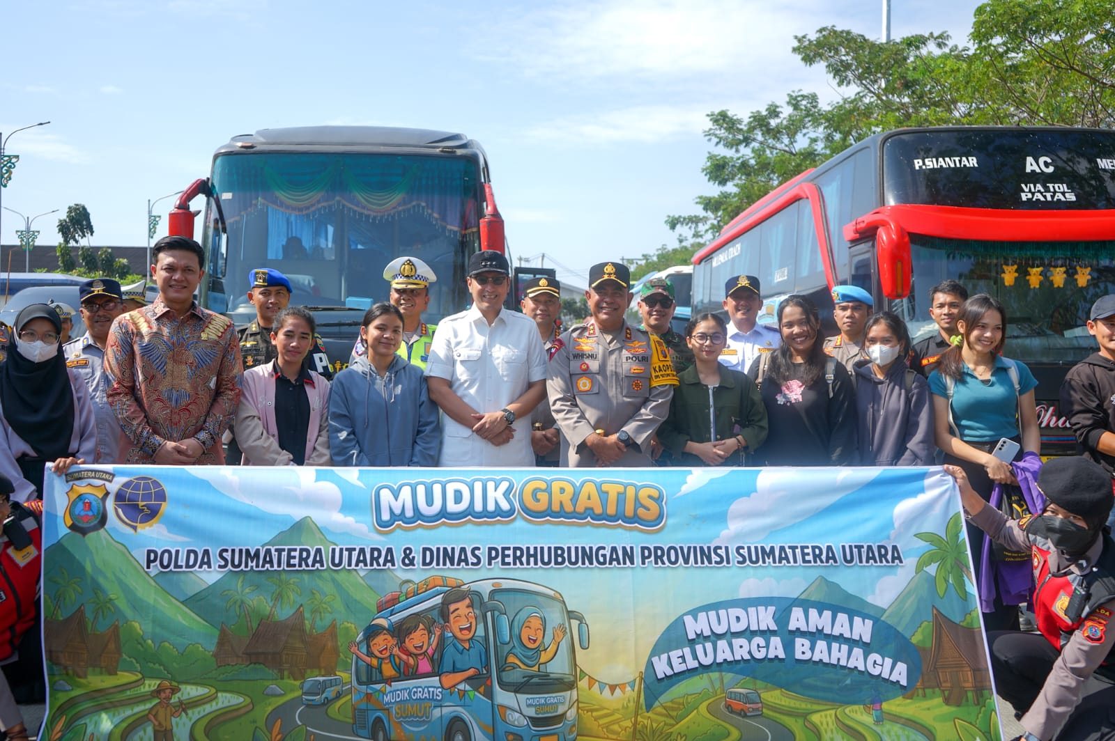 Wali Kota Medan Apresiasi Program Mudik Gratis Presisi 2026 Bersama Poldasu