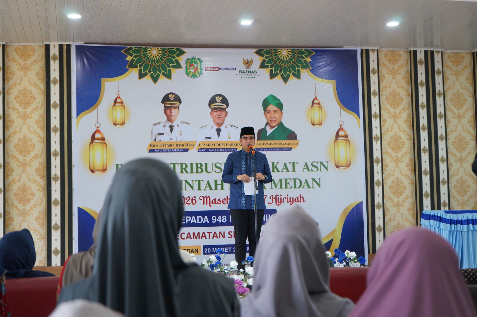 Jelang Idulfitri, Wali Kota Medan Salurkan Zakat ASN Pemko Medan Kepada 948 Mustahik, Rico Waas : Yang Terpenting Keikhlasan Kita Membantu Sesama