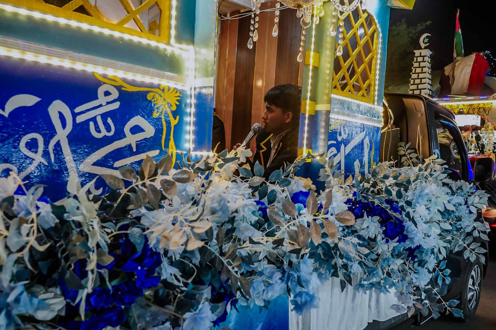 Warga Medan Utara Antusias Saksikan Pawai Takbiran Malam Idulfitri